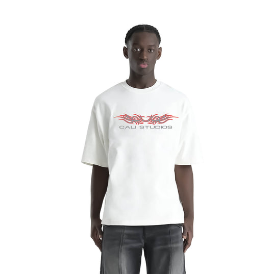 Tribal T-shirt -Grey/Red